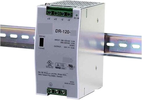 Switching Power Supply DR-120-12/24/48V 120W; NDR-120-24 24V | NDR12024 in Saudi Arabia