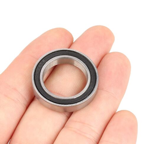 10 قطع 6803-2RS محامل كروية ذات أخدود عميق، محمل كروي فولاذي مزدوج مطاط مختوم، ID17mm x OD26mm x W5mm للمحركات الكهربائية والأجهزة المنزلية in Kuwait