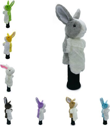 أغطية رأس نادي الجولف من Funy Rabbit أغطية رأس الجولف على شكل حيوانات أغطية رأس للسائق من القطيفة أغطية رأس نادي الجولف الملحقات in Kuwait