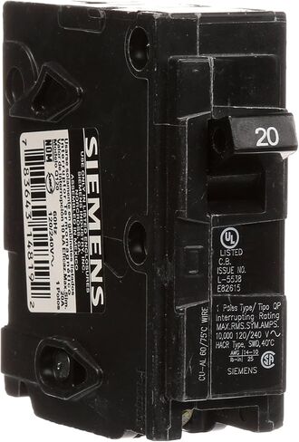 Siemens Q115 15-Amp and Q120 20-Amp Single Pole Type QP Circuit Breakers Bundle in Kuwait