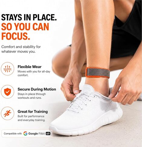 حزام العضلة ذات الرأسين متوافق مع Google Fitbit Air، حزام الذراع العلوي من النايلون المرن القابل للتعديل للنساء والرجال، حزام يد للتمرين قابل للتنفس للجري وصالة الألعاب الرياضية وتدريبات القوة وHIIT in Kuwait