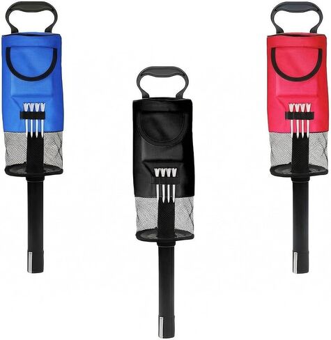 Golf Ball Retriever, Portable Ball Pickup Bag, with Detachable Plastic Tube, Large Golf Ball Storage Pocket in Kuwait