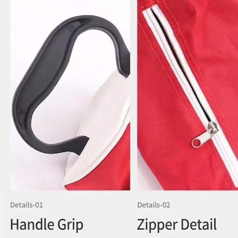 Golf Ball Retriever, Portable Ball Pickup Bag, with Detachable Plastic Tube, Large Golf Ball Storage Pocket in Kuwait