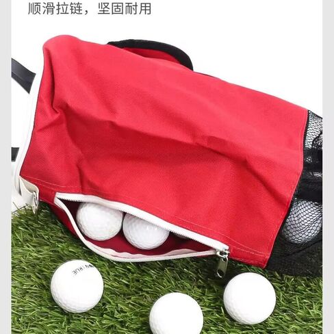 Golf Ball Retriever, Portable Ball Pickup Bag, with Detachable Plastic Tube, Large Golf Ball Storage Pocket in Kuwait