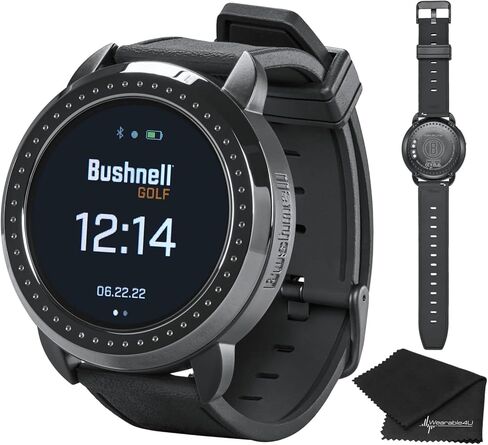 Bushnell iON Elite Black Golf GPS Watch with Lens Cleaning Cloth Bundle in Kuwait