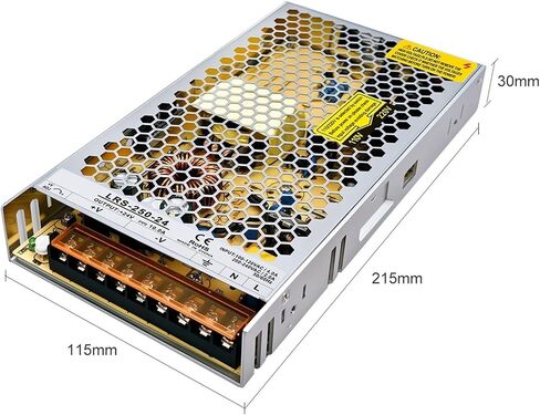 250W AC-DC SMPS Single Output Switching Power Supply Input 110-240V Output 5V 12V 15V 24V 36V 48V Adjustable for LED(24V_250W) in Kuwait
