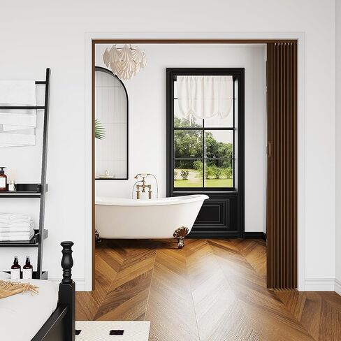 60'' x 80'' Hollow Paneled Accordion Door,60" x 80" in Saudi Arabia