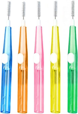 5 Pack Dual Head Nylon Hook Cleaning Brush Portable Phone Speaker Port Earbud Keyboard Crevice Cleaner Tool in Kuwait