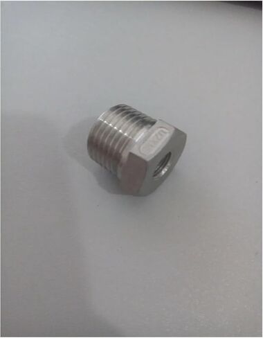304 Stainless Steel Reducer 1/2" Male Thread to 1/4" Female Thread Reducing Bush Fitting Gas Air Water Fuel in Saudi Arabia