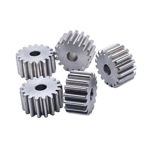 Steel Heavy Duty Motor Pinion Gear 2pcs 1M 11/12/15/17/18/23/25 Teeth 5MM Hole Diameter Stainless Steel Spur Gear(17 Teeth) in Kuwait