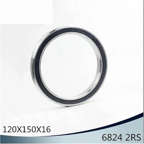 1pcs 6824 2RS ABEC-1 120x150x16MM Thin SectionDeep Groove Bearings 6824 RS 61824 RS in Kuwait