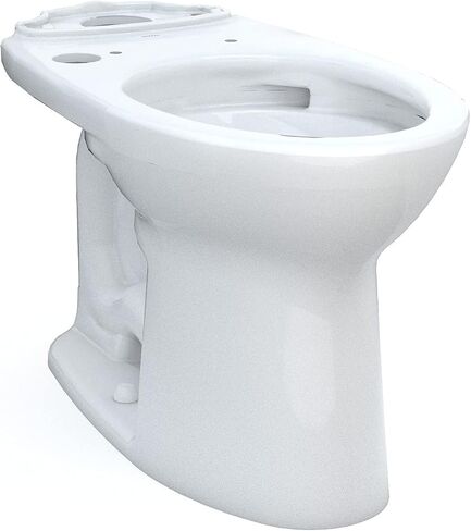 وعاء مرحاض TOTO Drake بارتفاع عالمي TORNADO FLUSH مع CEFIONTECT، WASHLET+ جاهز، قطن أبيض - C776CEFGT40#01 in Kuwait