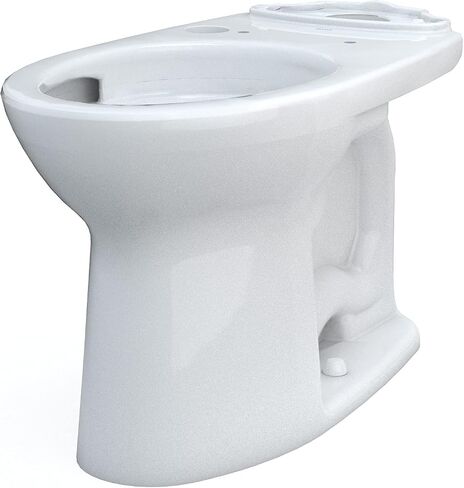 وعاء مرحاض TOTO Drake بارتفاع عالمي TORNADO FLUSH مع CEFIONTECT، WASHLET+ جاهز، قطن أبيض - C776CEFGT40#01 in Kuwait