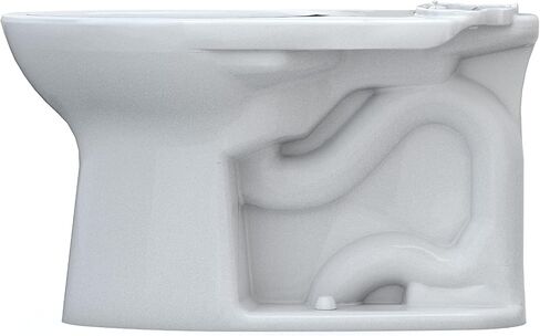 وعاء مرحاض TOTO Drake بارتفاع عالمي TORNADO FLUSH مع CEFIONTECT، WASHLET+ جاهز، قطن أبيض - C776CEFGT40#01 in Kuwait