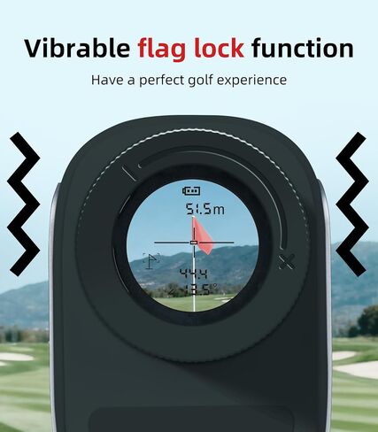 REVASRI Range Finder Golf Rangefinder with Slope, 1000 Yards Golf Range Finder with Magnetic, 6X Magnification, Flag Locking Vibration, Must Accessories for Golfer in Kuwait