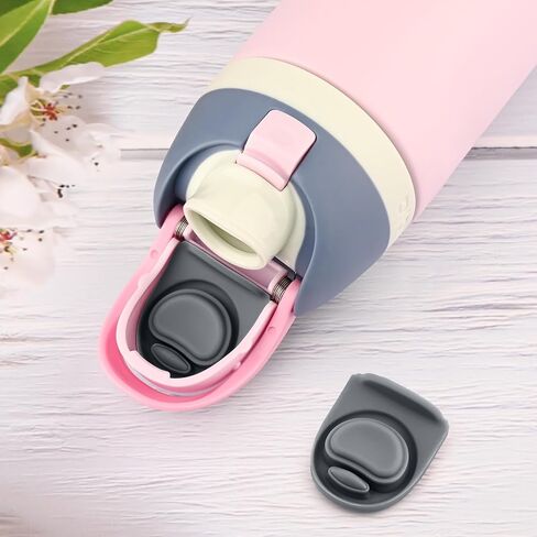 4 قطع من حشية سدادة بديلة من Meliya متوافقة مع Owala FreeSip 24oz 32oz، غطاء زجاجة مياه، أجزاء سدادة من السيليكون لملحقات قطعة الفم 16/19/24/32/40oz من Meliya in Kuwait
