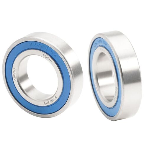 S6006RS Bearing 30x55x13mm 440C Stainless Steel S6006-2RS Stainless Steel Ball Bearings ABEC-3 Rubber Sealed Pick of 2PC in Kuwait