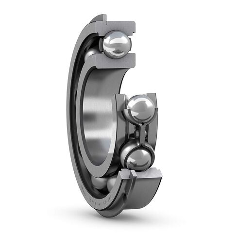 محمل شعاعي SKF 6307 NR، صف واحد، تصميم أخدود عميق، دقة ABEC 1، مفتوح، حلقة كبس، خلوص عادي، قفص فولاذي، تجويف 35 مم، 80 مم OD، عرض 21 مم، سعة تحميل ثابتة 19000 رطل in Kuwait