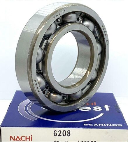 NSK 6208 سم محمل كروي ذو أخدود عميق، نوع مفتوح، بدون أختام 40X80X18 مم in Kuwait