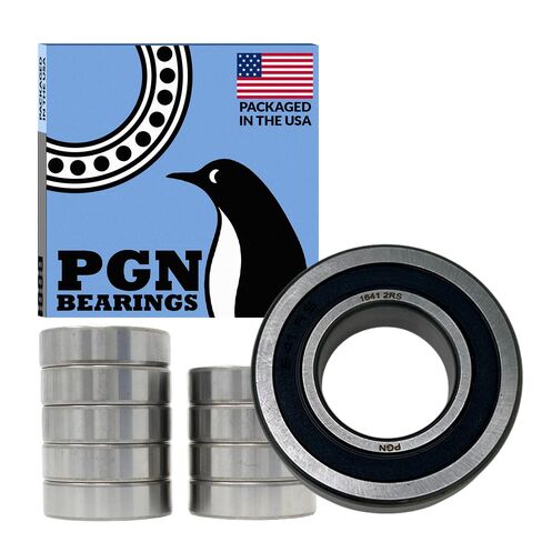 PGN (10 عبوات) 1 بوصة × 2 بوصة × 9/16 بوصة محمل كروي مختوم من الصلب الكروم، مشحم مسبقًا in Kuwait
