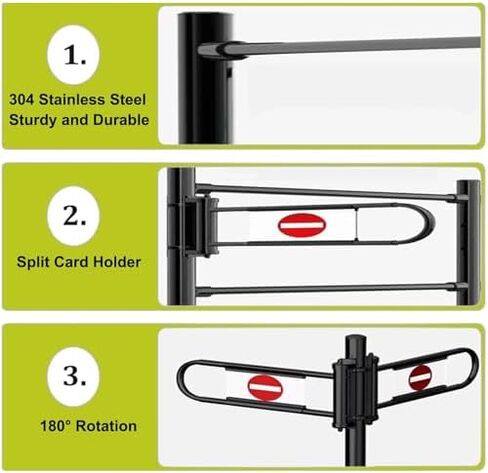 One-Way Traffic Door，Automatic Rebound Swing GateAutomatic Spring-Loaded Safety Door for Supermarket Cashier Counter, One-Way Entrance Gate with 90° Opening，（Silver，28.5x55cm） in Kuwait