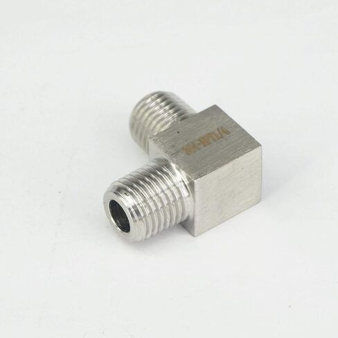 1/4 "NPT ذكر الكوع تركيب الأنابيب 304 الفولاذ المقاوم للصدأ المياه الغاز النفط المناسب in Kuwait