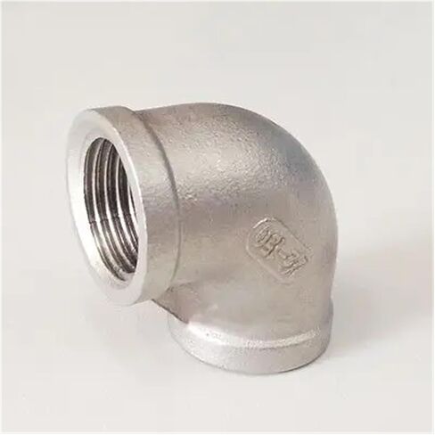 3/4" BSP Female Thread 304 Stainless Steel 90 Degree Elbow Pipe Fitting Connector Water Oil air Fitting in Kuwait