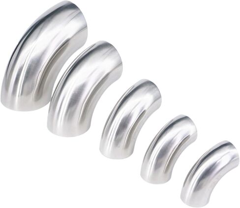 1pc O/D 12.7/16/19/22/25/28/32/34/38/45/51-219mm 304 Stainless Steel Elbow Welding 90 Degree Pipe Fittings(16x1.5mm) Fitting in Kuwait