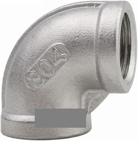 1/8" 1/4" 3/8" 1/2" 3/4" 1" 1-1/4" 1-1/2" Elbow 90 Degree Angled Stainless Steel 304 Female Threaded Pipe Fitting(3/4'') Fitting in Kuwait