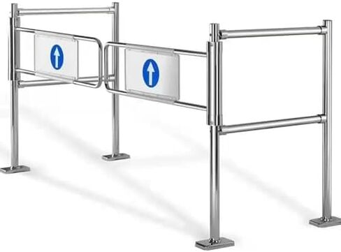 One-Way Traffic Door，Automatic Rebound Swing Gate(en:Safety Gate with Automatic Closing, Stainless Steel One-Way Door for Supermarket Entrance and Exit,（200 x 100 cm/78.7" x 39.4"）) in Kuwait