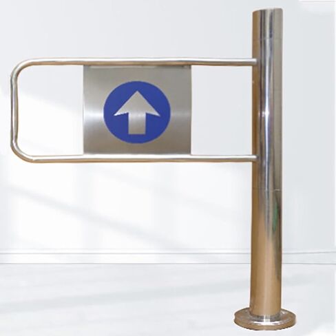 Stainless Steel Automatic Swing Gate for Supermarkets & Malls, 1-Way Safety Door, Pedestrian Access, Closing Gate for Libraries & Warehouses (95 x 100 cm / 37.4" x 39.4" R) in Kuwait