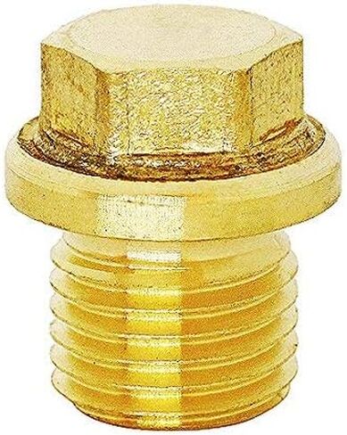 (1 قطعة) BelMetric M14X1.5 قابس رأس سداسي نحاسي متري ذو حواف DIN 910 للآلات والتجهيزات، تتضمن غسالات الختم DP14X1.5HBRS in Kuwait