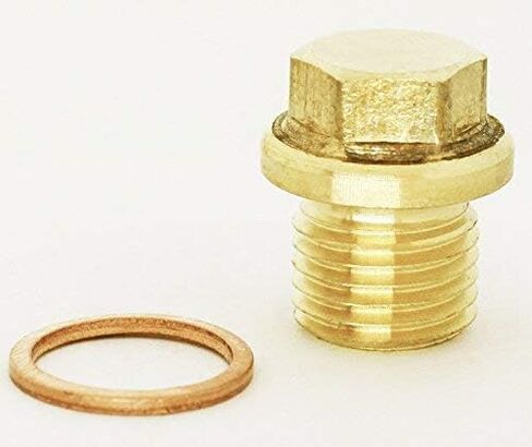 (1 قطعة) BelMetric M14X1.5 قابس رأس سداسي نحاسي متري ذو حواف DIN 910 للآلات والتجهيزات، تتضمن غسالات الختم DP14X1.5HBRS in Kuwait