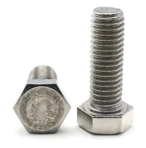 Hex Cap Screws 18-8 Stainless Steel - 1/4-28 x 1 FT Qty-100 in Kuwait
