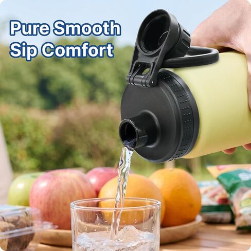 Chug Lid for Simple Modern Summit 14 18 22 30 32 40 oz Water Bottle | Replacement Lid with Ergonomic Handle, Leak-Proof Spout Cap for Sports Gym, BPA Free (1 Pack) in Kuwait