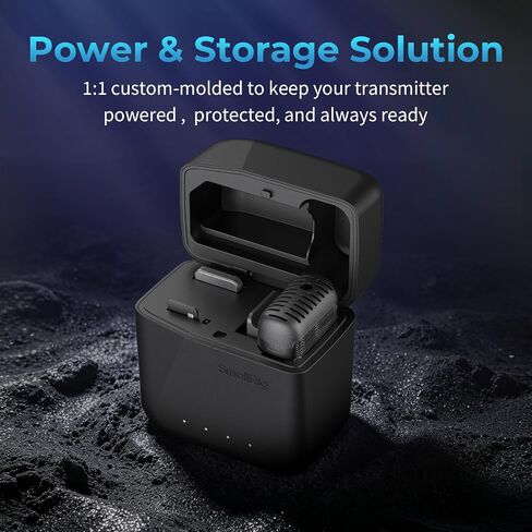 SMALLRIG Charging Case for DJI Mic 2, Integrated Power & Storage Solution, Lightweight Design in Kuwait