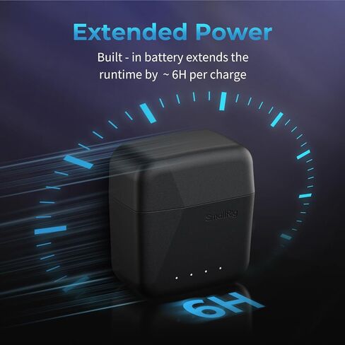 SMALLRIG Charging Case for DJI Mic 2, Integrated Power & Storage Solution, Lightweight Design in Kuwait
