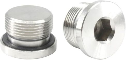 M8 M10 M12 M14 M16 M18 M20 1/8 "1/4" 3/8 "1/2" 3/4 "1" ذكر 316 سداسية من الفولاذ المقاوم للصدأ المقبس غطاء رأس وصلة أنابيب (M27x2) in Kuwait