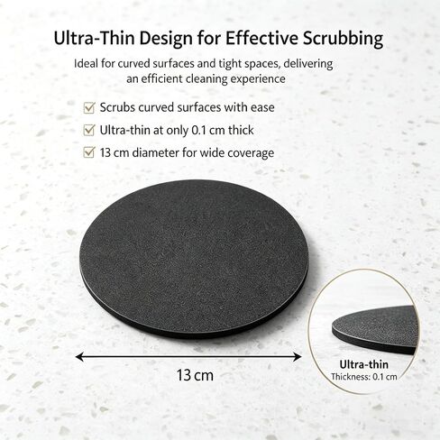 3PCS Steeli Sponge for Stainless Steel Cookware – Heavy Duty Steel Sponge for Burnt-On Stain Removal, Mirror Shine Restorer, No Scratch Kitchen Cleaning Pad, for Pans & Surfaces in Kuwait