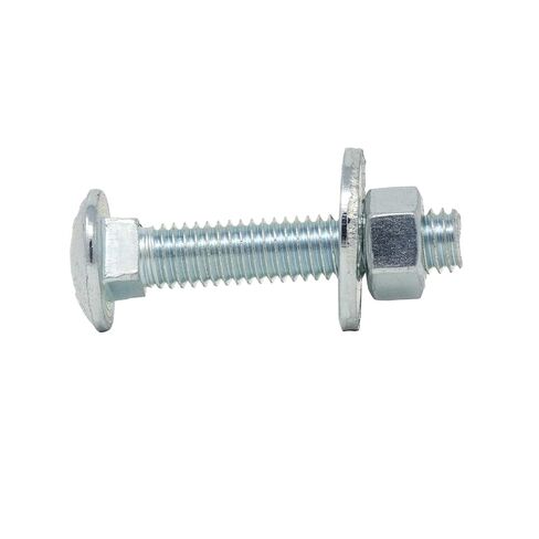 مجموعة مسامير نقل الزنك مقاس 3/8 بوصة - 16 × 2-1/2 بوصة (100 قطعة) درجة 307A، تتضمن غسالات مسطحة مقاس 3/8 بوصة USS (100 قطعة) وصواميل سداسية مقاس 3/8 بوصة - 16 (100 قطعة)، مطلية بالزنك للاستخدام الخارجي من شركة Fastener Depot, LLC in Kuwait