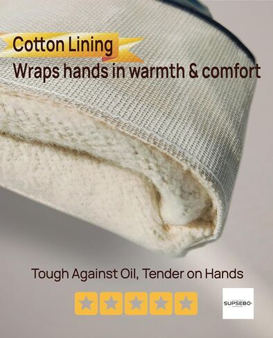 12 Pairs Nitrile Coated Safety Work Gloves, Fuel Gloves for Oil Hauler Blue Chemical & Water Resistant Gloves in Kuwait