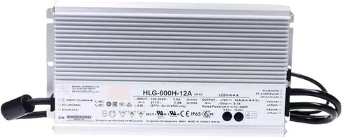 LED تحويل التيار الكهربائي HLG-600H 12A/24A/30A/36A/42A/48A/54A نوع B يعتم ؛ HLG-600H-12 12 فولت | HLG600H12 in Kuwait