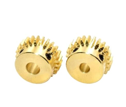 Steel Heavy Duty Motor Pinion Gear 1pc 20T 1M Brass Spur Gear 1 Module Motor Gears with Step Bore 4 5 6 7 8 10 12mm(8mm) in Kuwait