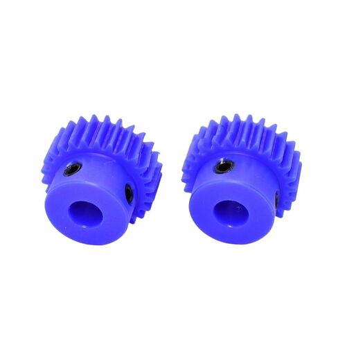 Steel Heavy Duty Motor Pinion Gear 1pcs Blue Nylon Spur Gear Pinion 1.5M 15 Tooth-30 Tooth Motor with Step Plastic Bore Size 12mm(28 Teeth) in Kuwait