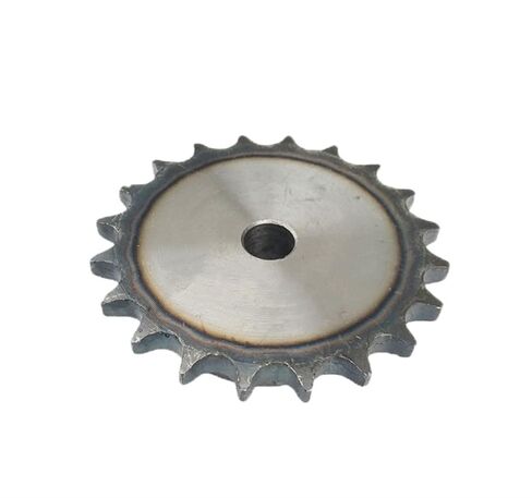 Steel Heavy Duty Motor Pinion Gear 06B Chain Gear 9-19Teeth A3 Steel Industrial Convex Sprocket Wheel Process Hole(12Teeth) in Kuwait
