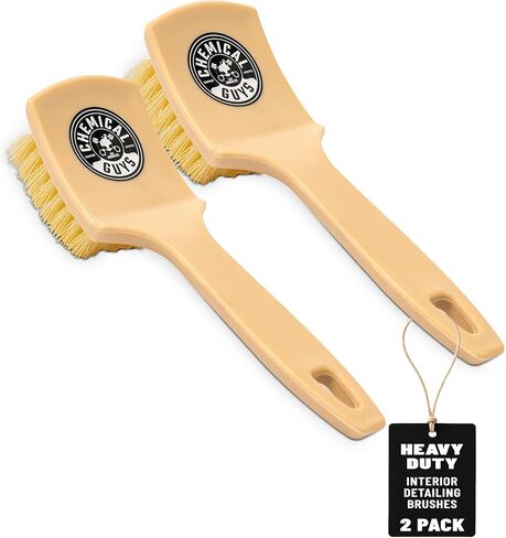 Chemical Guys Induro 7 Heavy Duty Nifty Carpet & Upholstery Detailing Brush 2 Pack – Deep Cleaning Brushes for Fabric, Carpet, and Upholstery - for Automotive, RV, and Home Interior Detailing in Kuwait