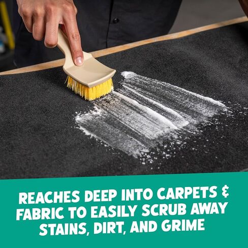 Chemical Guys Induro 7 Heavy Duty Nifty Carpet & Upholstery Detailing Brush 2 Pack – Deep Cleaning Brushes for Fabric, Carpet, and Upholstery - for Automotive, RV, and Home Interior Detailing in Kuwait