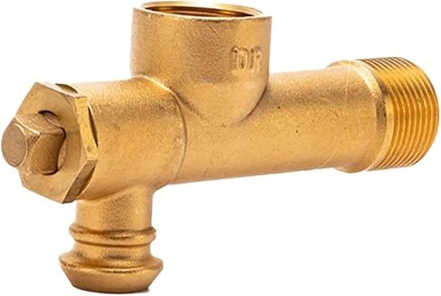1 Piece Drain Valves Industrial Male Thread Automatic DN20 Brass Two-Way in Kuwait