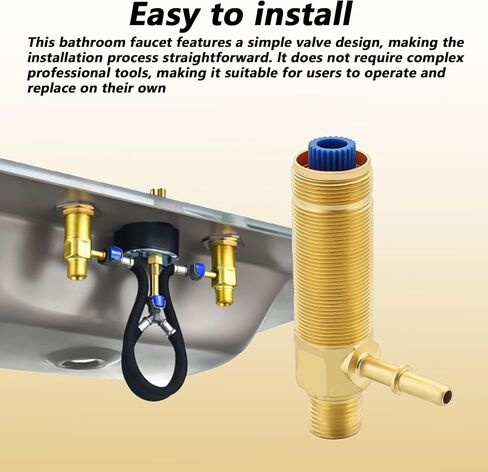 استبدال جسم الصمام البارد 100743 لصنابير الحمام Moen المتوافقة مع نظام التثبيت من نوع Hydrolock in Kuwait