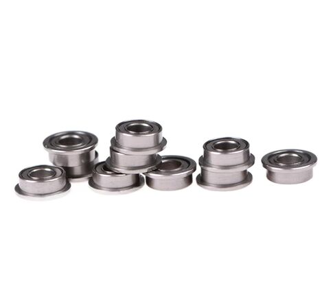 Bimetal Seal Shield Micro deep Groove Bearing 10pcs MF63ZZ 3x6x2.5mm Metal Double Shielded Miniature Deep Flanged Ball Bearings for 3D Printer in Saudi Arabia